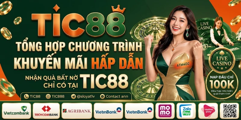 Tổng Hợp Chương Trình Khuyến Mãi Hấp Dẫn Tại Nhà Cái TIC88